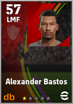 Alexander Bastos — LMF, OVR 57, MAX 57