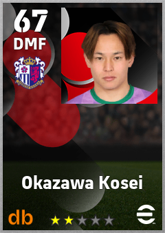 Okazawa Kosei eFootball player card