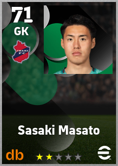 Sasaki Masato eFootball player card