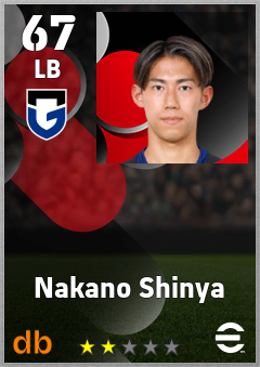 Nakano Shinya eFootball player card