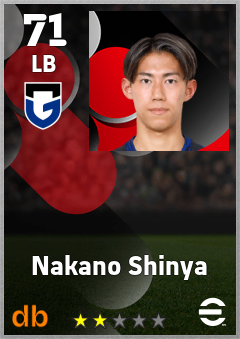 Nakano Shinya eFootball player card