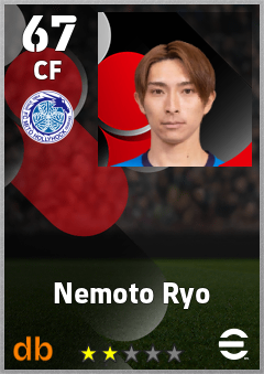 Nemoto Ryo — CF, OVR 67, MAX 67