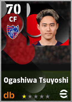 Ogashiwa Tsuyoshi — CF, OVR 70, MAX 70