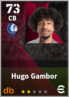 Hugo Gambor eFootball player card