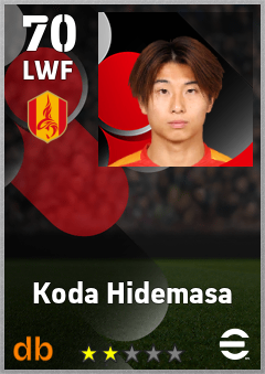 Koda Hidemasa — LWF, OVR 70, MAX 70