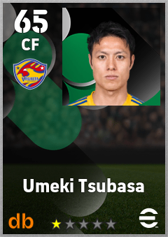 Umeki Tsubasa — CF, OVR 65, MAX 65