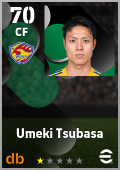 Umeki Tsubasa eFootball player card