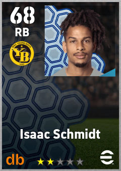 Isaac Schmidt — RB, OVR 68, MAX 68