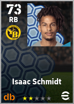 Isaac Schmidt — RB, OVR 73, MAX 73