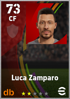Luca Zamparo — CF, OVR 73, MAX 73