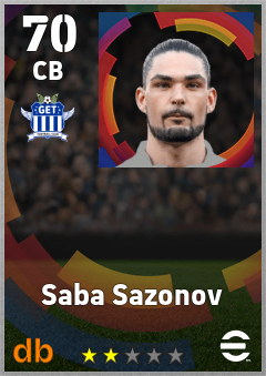 Saba Sazonov eFootball player card