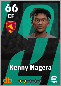 Kenny Nagera — CF, OVR 66, MAX 66