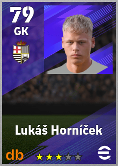 Lukáš Horníček — GK, OVR 79, MAX 79