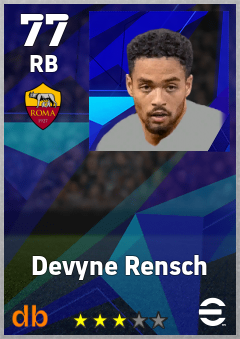 Devyne Rensch eFootball player card