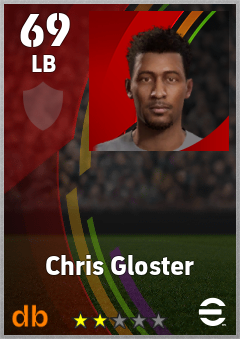 Chris Gloster eFootball player card