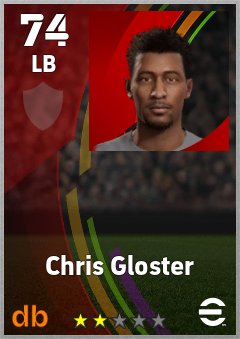Chris Gloster eFootball player card