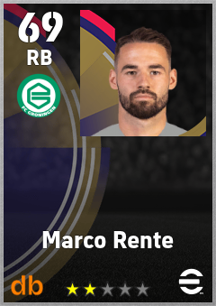 Marco Rente — RB, OVR 69, MAX 69