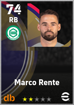 Marco Rente eFootball player card