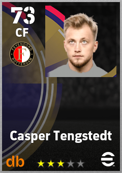 Casper Tengstedt eFootball player card
