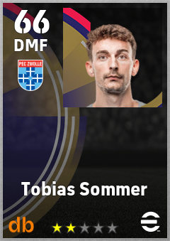 Tobias Sommer — DMF, OVR 66, MAX 66