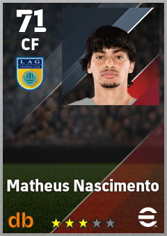 Matheus Nascimento eFootball player card
