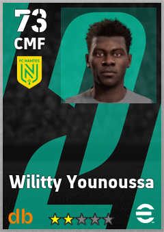 Wilitty Younoussa eFootball player card