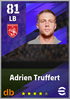 Adrien Truffert — LB, OVR 81, MAX 81