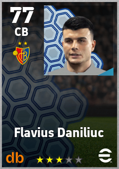 Flavius Daniliuc — CB, OVR 77, MAX 77