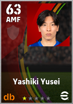 Yashiki Yusei eFootball player card