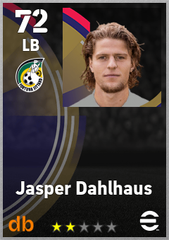 Jasper Dahlhaus — LB, OVR 72, MAX 72