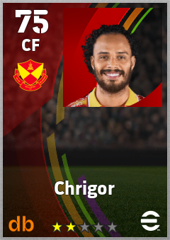 Chrigor — CF, OVR 75, MAX 75