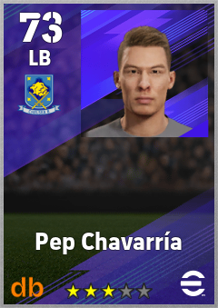 Pep Chavarría eFootball player card