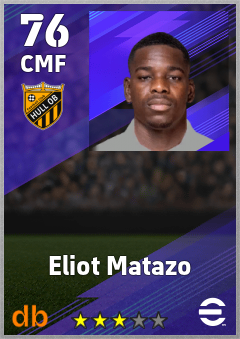 Eliot Matazo — CMF, OVR 76, MAX 76