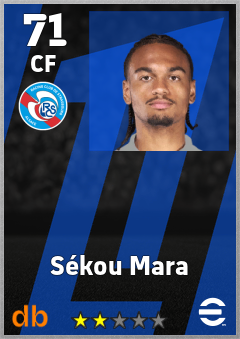 Sékou Mara — CF, OVR 71, MAX 71