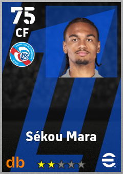 Sékou Mara — CF, OVR 75, MAX 75