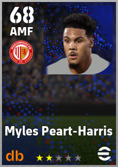 Myles Peart-Harris — AMF, OVR 68, MAX 68