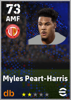 Myles Peart-Harris — AMF, OVR 73, MAX 73