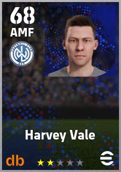 Harvey Vale — AMF, OVR 68, MAX 68