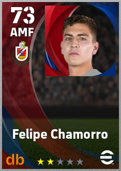 Felipe Chamorro — AMF, OVR 73, MAX 73
