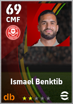 Ismael Benktib — CMF, OVR 69, MAX 69