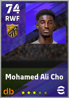 Mohamed Ali Cho — RWF, OVR 74, MAX 74