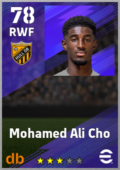Mohamed Ali Cho — RWF, OVR 78, MAX 78