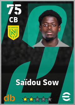 Saïdou Sow eFootball player card