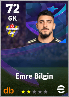 Emre Bilgin — GK, OVR 72, MAX 72