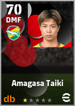 Amagasa Taiki — DMF, OVR 70, MAX 70