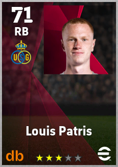Louis Patris eFootball player card