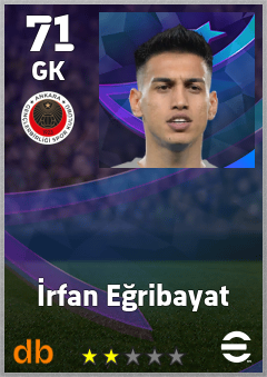 İrfan Eğribayat — GK, OVR 71, MAX 71