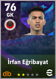 İrfan Eğribayat — GK, OVR 76, MAX 76