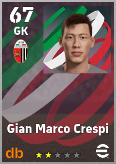 Gian Marco Crespi — GK, OVR 67, MAX 67