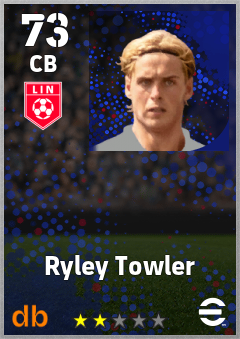Ryley Towler — CB, OVR 73, MAX 73